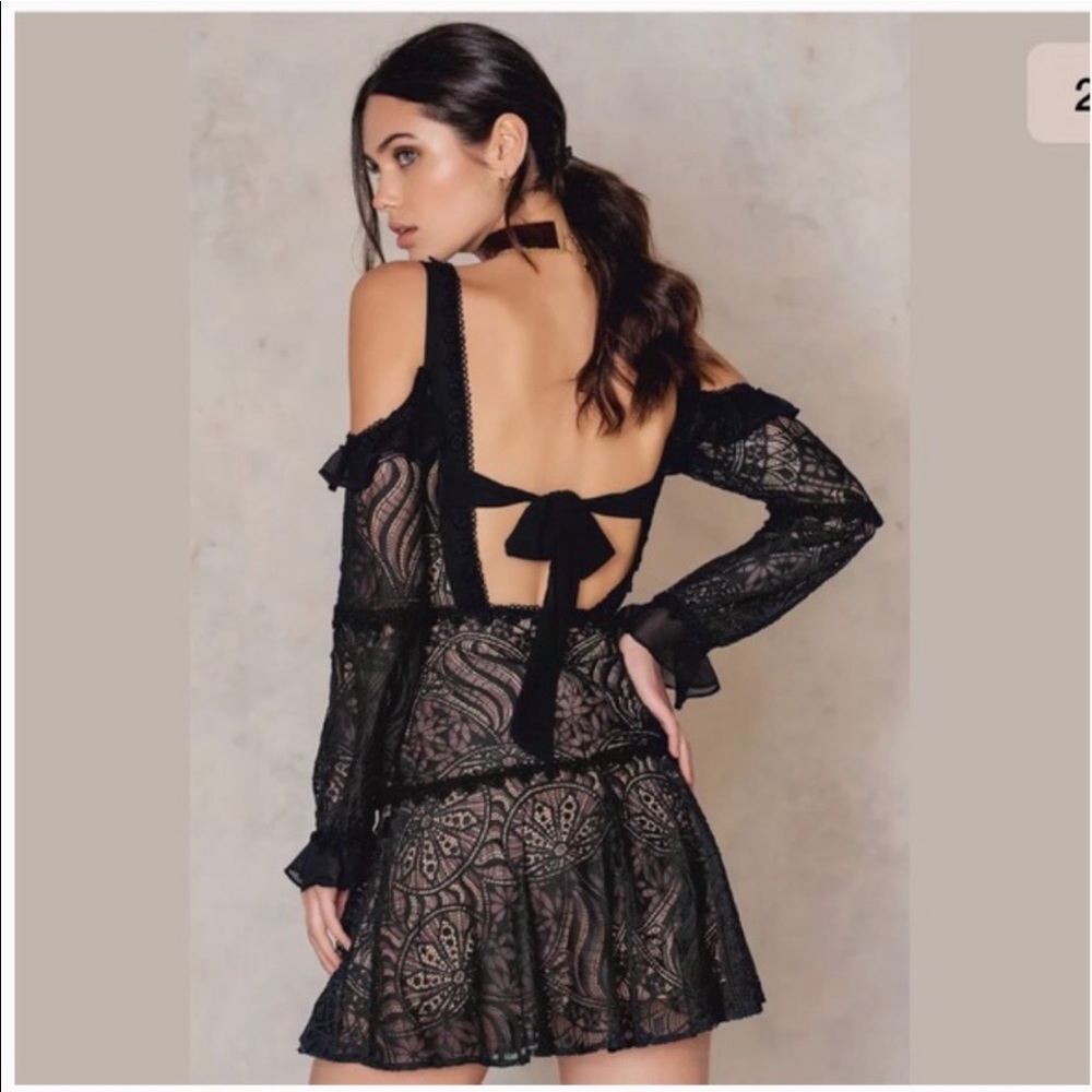 For Love & Lemons • @forloveandlemons ‘Bridget’ Off Shoulder dress
